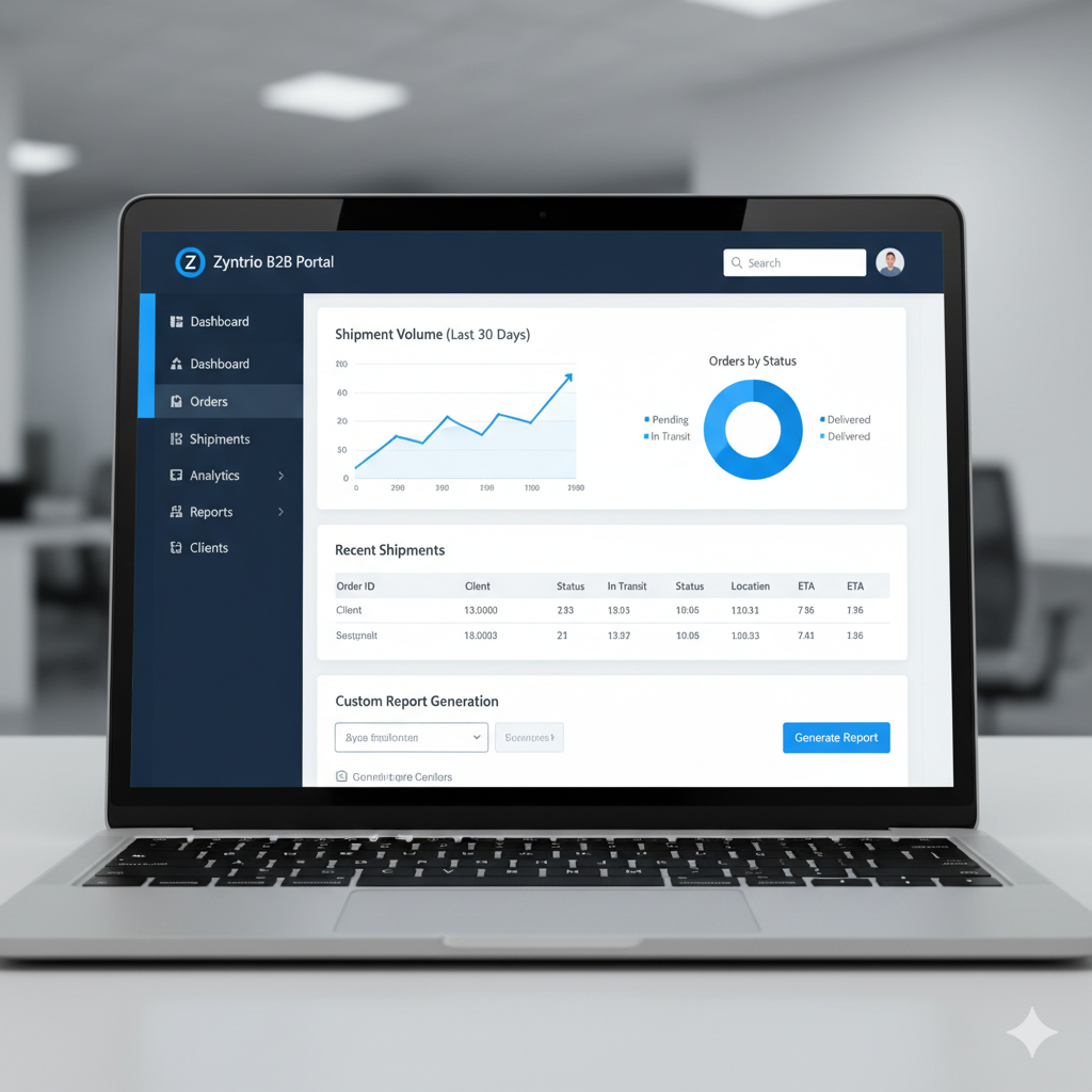 B2B Portal Screenshot